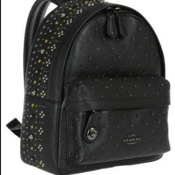 Coach - mini studded backpack / LIKE NEW - Picture 6 of 6